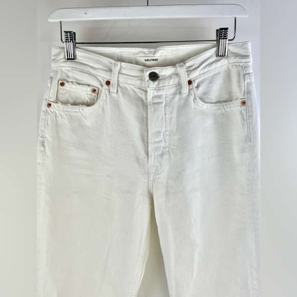 GRLFRND Karolina White Flag High Rise Skinny Crop Jeans - Picture 6 of 14